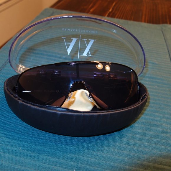 A/X ARMANI EXCHANGE SHIELD UNISEX SUNGLASSES-AX 056/S - Picture 7 of 13